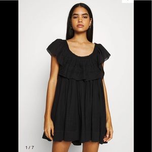 NWT Free People
Hailey Scoop Neck Mini Swing Dress